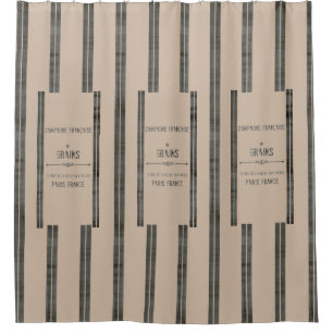 Pappy French Grain Sack Dk SHOWIN CURTAIN Duschvorhang