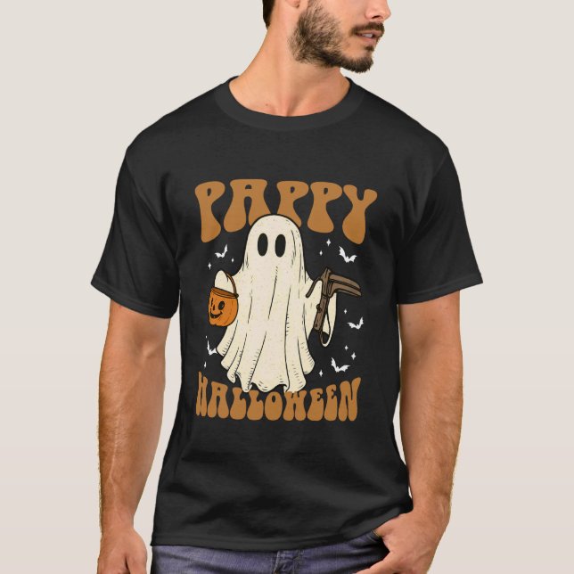 Pappy Halloween Ghost with Speculum OB Nursing Dep T-Shirt (Vorderseite)