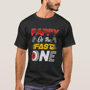 Pappy Of The Fast One 1. Geburtstags-Rennwagen-Fam T-Shirt