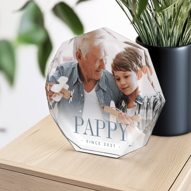 Pappy Opa Jahr etabliert Fotoblock (Von Creator hochgeladen)
