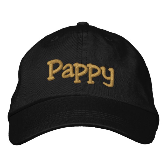 Pappy Personalisierte bestickte Baseballkappe / Hu (Vorderseite)