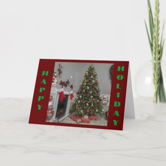 **PAPPY URLAUB VON UNSEREM HAUS ZU IHREN** KARTE (Vorderseite)