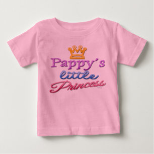 Pappy's Little Princess Baby Kleinkind T - Shirt