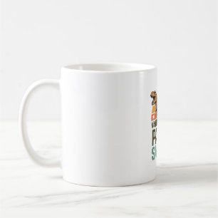 Pappysaurus Lustiger Dinosaurier Vintage Sonnenunt Kaffeetasse