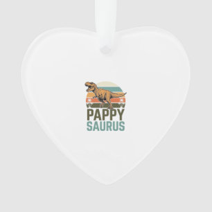 Pappysaurus Lustiger Dinosaurier Vintage Sonnenunt Ornament