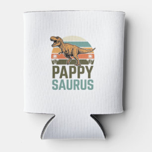 Pappysaurus Lustiges Dinosaurier Vintage Sonnenunt Dosenkühler