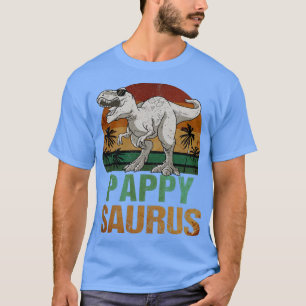 Pappysaurus T Rex Dinosaur Pappy Saurus Vintag T-Shirt