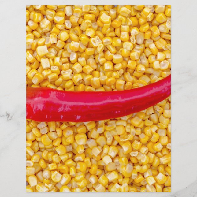 Paprika auf Mais (Vorderseite)