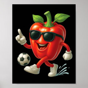 Paprika Fußball Poster