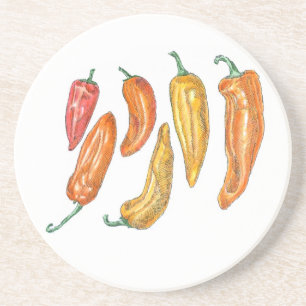Paprika Getränkeuntersetzer