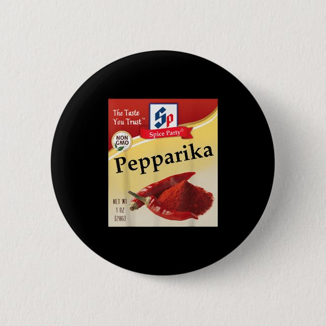 Paprika Konditorei Kostüm Urlaub Gewürzgruppe Kost Button (Vorderseite)