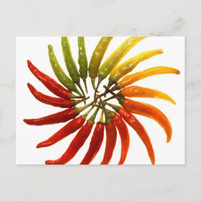 Paprika Postkarte (Vorderseite)