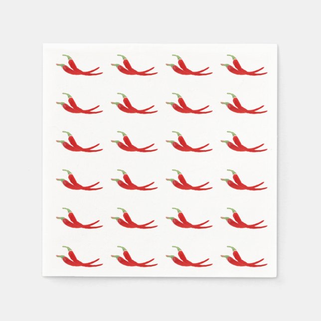 Paprika Serviette (Vorderseite)
