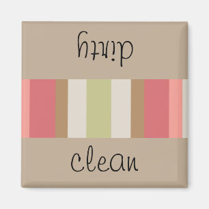 Paprika-Streifen-Muster Magnet