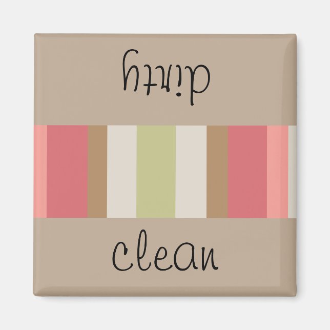 Paprika-Streifen-Muster Magnet (Vorne)