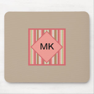 Paprika Stripes Muster Mousepad
