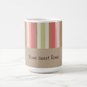 Paprika Stripes Muster Tasse