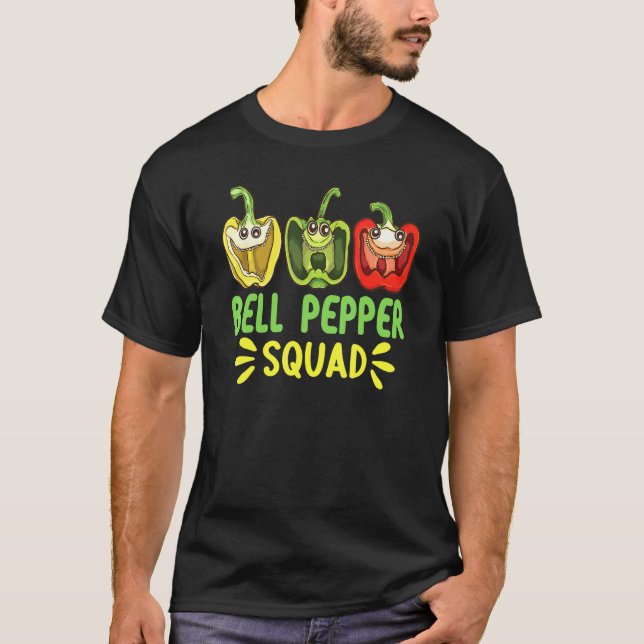 Paprika-Truppe Lachende Paprika Gärtner T-Shirt (Vorderseite)
