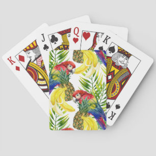 Paprika und tropisches Obst Spielkarten