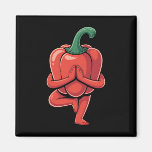 Paprika-Yoga  Magnet