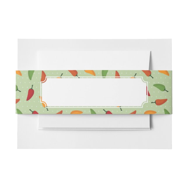 Paprikapfeffermuster Einladungsbanderole (Vorderseite Beispiel)