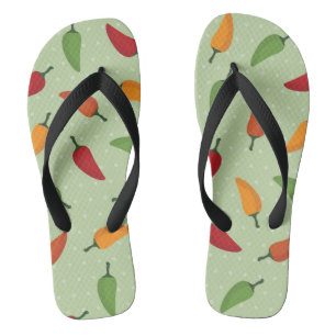 Paprikapfeffermuster Flip Flops