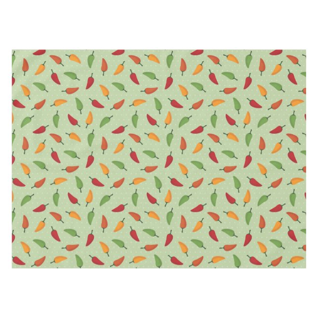 Paprikapfeffermuster Tischdecke (Vorderseite (Horizontal))
