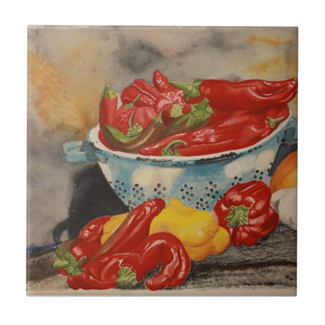 Paprikas Fliese (Vorderseite)