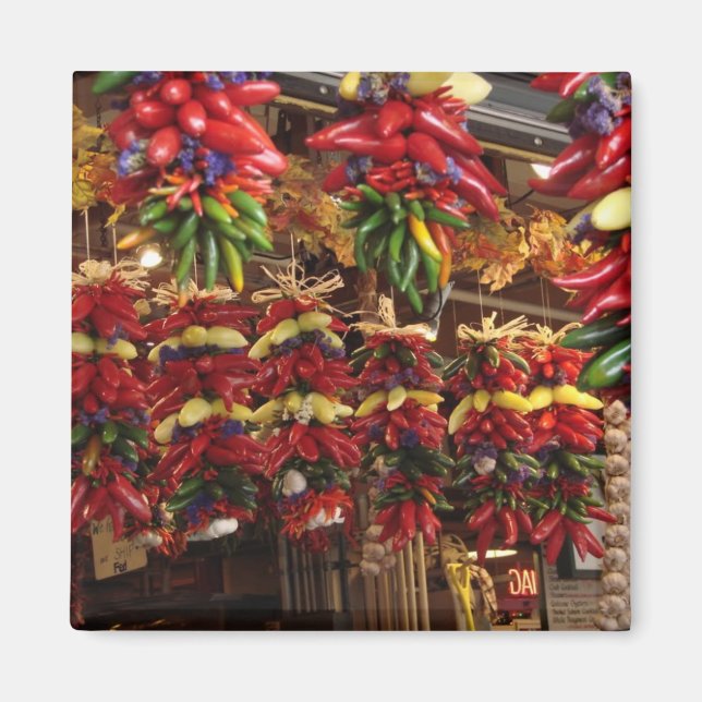 Paprikaschoten am Pike Place Market Magnet (Vorne)