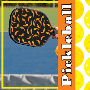 Paprikaschoten aus heißem Chili Orange scharf Pickleball Schläger
