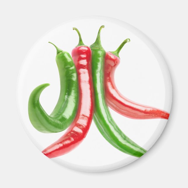 Paprikaschoten für gemischte Chilis Magnet (Vorne)