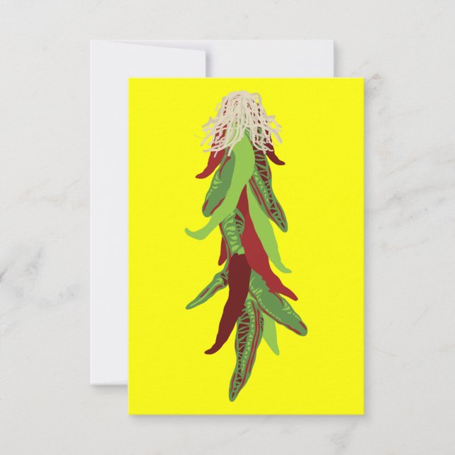 Paprikaschoten für grünen Chile (Vorderseite)