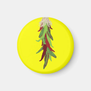 Paprikaschoten für grünen Chile Magnet