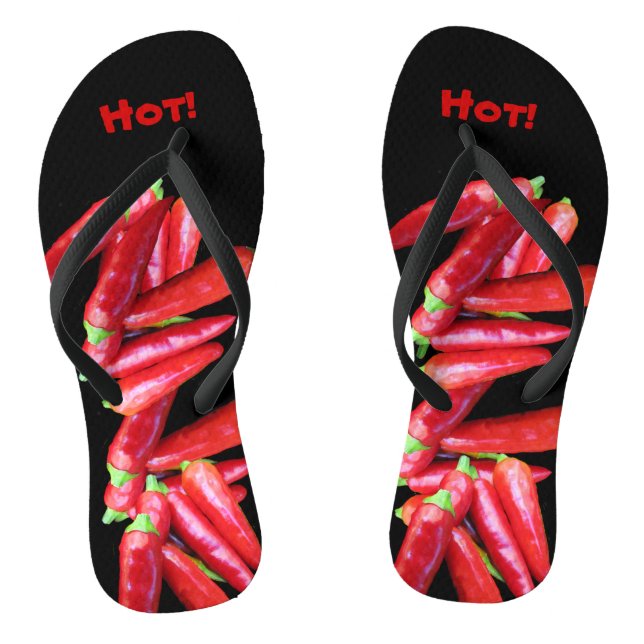 Paprikaschoten für Hot Chili Flip Flops (Fußbett)