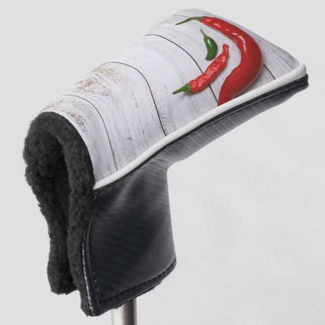 Paprikaschoten für Hot Chili Golf Headcover (3/4 Vorderseite)