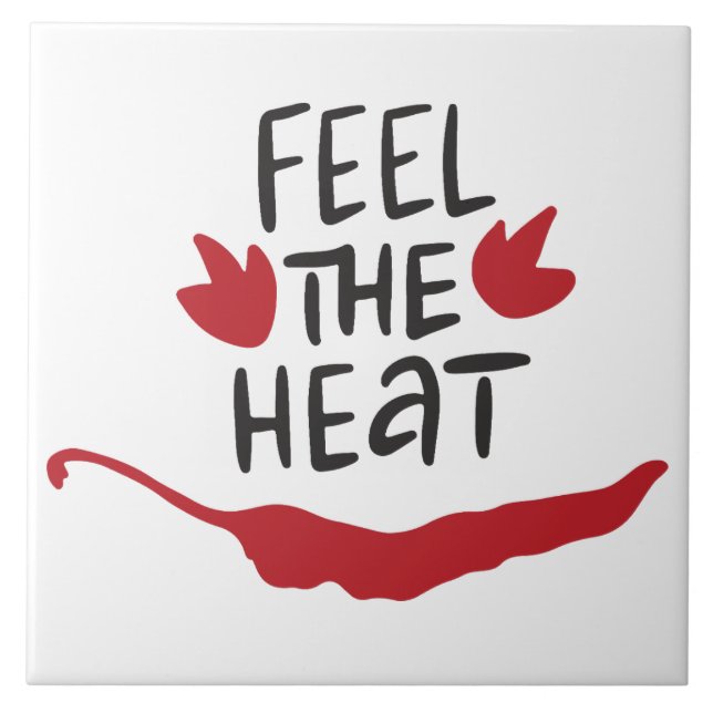 Paprikaschoten für Rote Chili Fliese (Vorderseite)