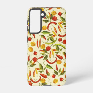 Paprikaschoten für Vintage Chili Samsung Galaxy Hülle