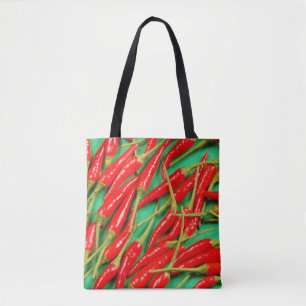 Paprikaschoten mit rotem Chili