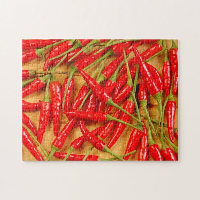 Paprikaschoten mit rotem Chili Puzzle (Horizontal)