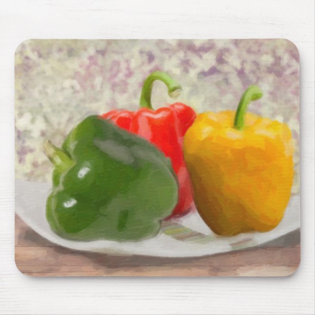 Paprikaschoten Mousepad (Vorne)