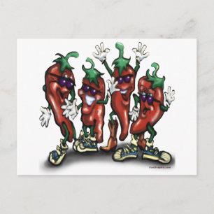 Paprikaschoten Postkarte
