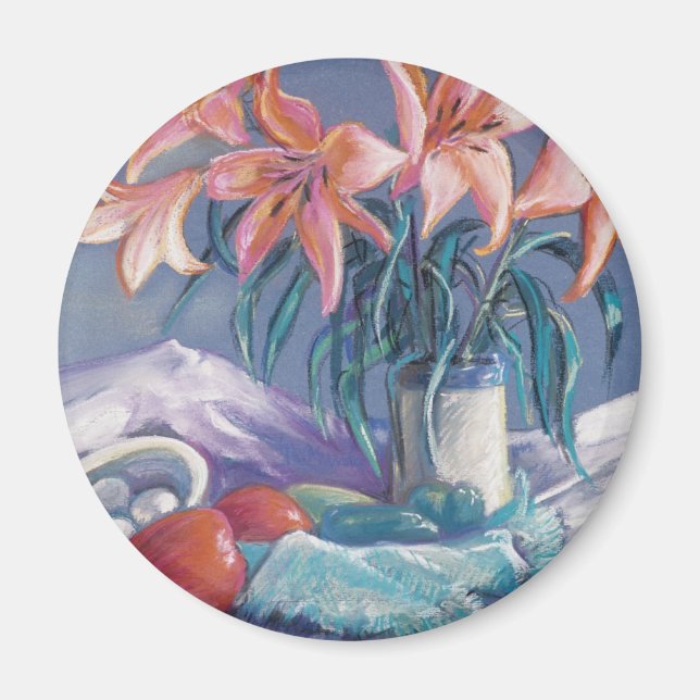 Paprikaschoten und Lilien Magnet (Vorne)