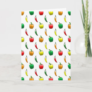 Paprikaschoten und süße Paprikaschoten Einladung