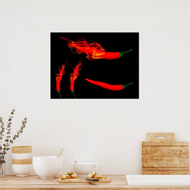 Paprikaschoten von Chilis Poster (Von Creator hochgeladen)