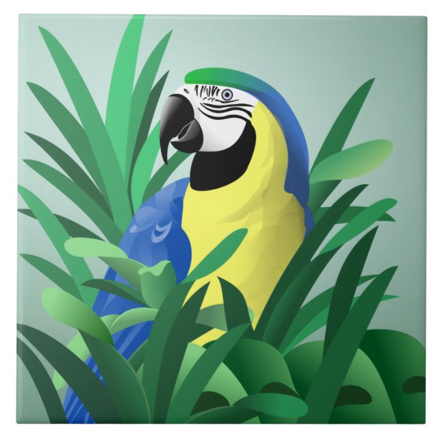 Paprot Fliese (Vorderseite)