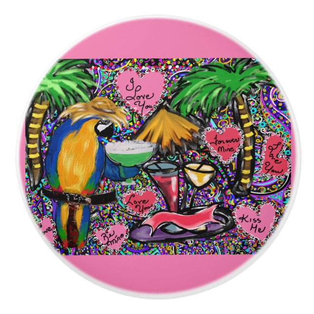 Paprot Keramikknauf (Vorderseite)