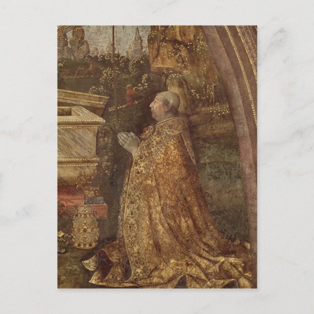 Papst Alexander VI., 1492 Postkarte (Vorderseite)