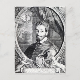 Papst Alexander VII Postkarte