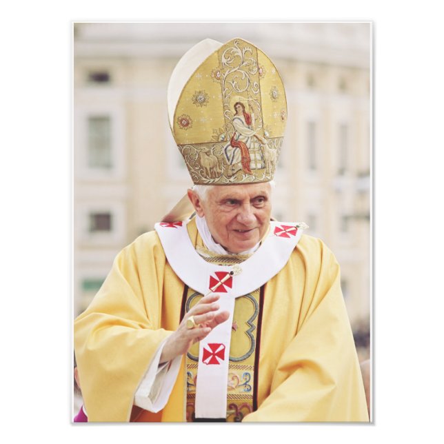 Papst Benedict XVI Fotodruck (Vorne)