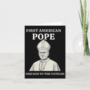 Papst Bobby Chicago - Katholischer Spaß Funny Da P Karte